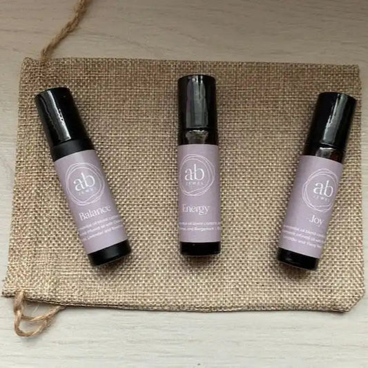Rollette Trio Set – Balance, Energy & Jy Aromatherapy Roll-Ons